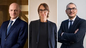 da sinistra: Nicola Lussana, Ludovica Brambilla Di Civesio e Andrea Conte