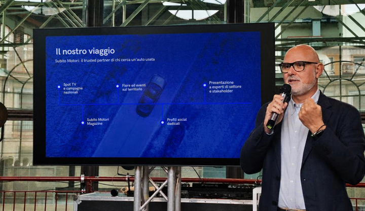 Francesco Gaziano, CMO di Subito, presenta il nuovo Subito Motori a Milano