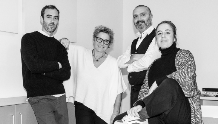 Da sinistra: Giulio Nadotti, Natalia Borri, Michele Febbroni e Antonella Di Gironimo