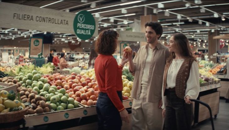 Un'immagine del nuovo spot di Conad
