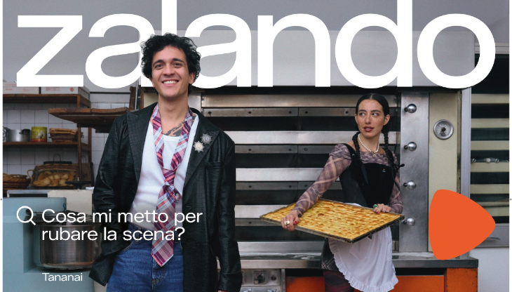 Tananai e la panettiera nello spot Zaladno