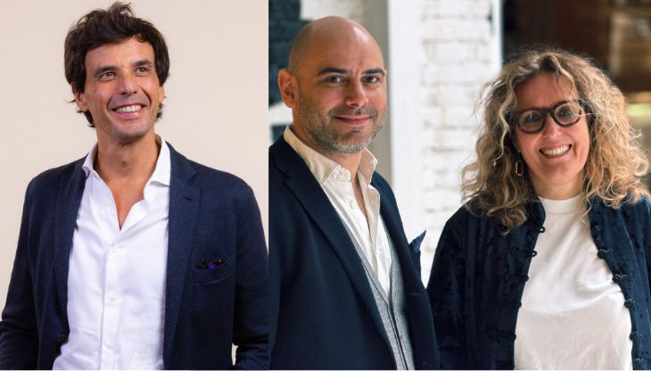 Carlo Noseda, Massimo Capucci e Barbara Pusca