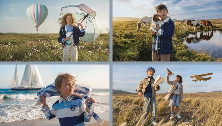 Alcune immagini della nuova campagna “Born to Dream Big” di Original Marines