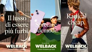 Alcuni soggetti della campagna di comunicazione di Welback