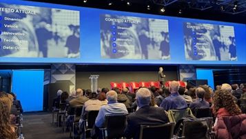 Un momento del convegno di Audioutdoor