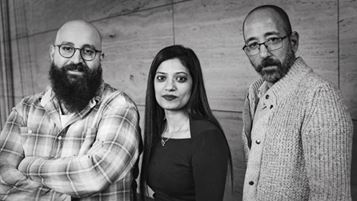 Da sinistra: Eyal Ben Shalom, Deepti Velury e Asaf Ben Shalom