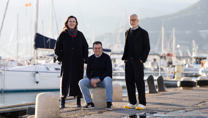 Da sinistra: Pietro Sansone, Elena Salzano e Francesco Ponzi