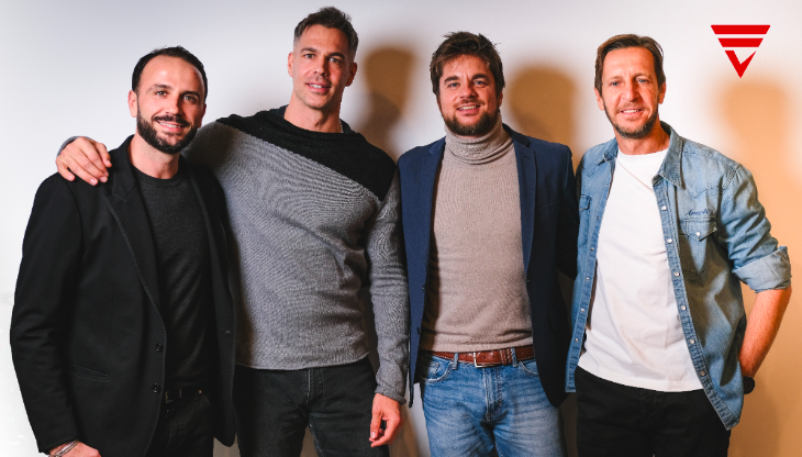 Giampaolo Pazzini, Bruno Cerella, Michele Baratta e Massimo Ambrosini