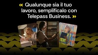 Telepass Business: un'immagine della campagna