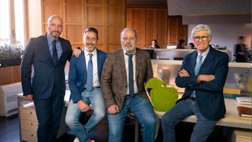 Da sinistra Nicola Donda, Stefano Mainardis , Stefano Sebastianelli e Paolo Molinaro