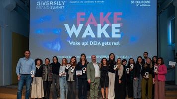 Un momento della premiazione ai Diversity Brand Awards 2026