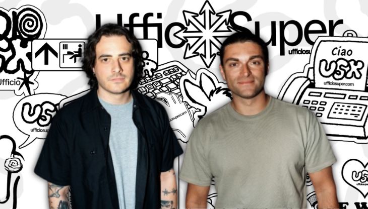 Giovanni Manzoli e Stefano Gesa, fondatori dell'agenzia Ufficio Super