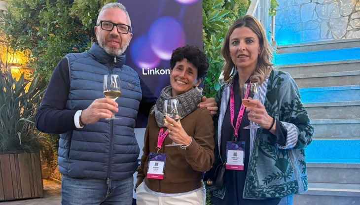 da sx: Ottavio Bardari, Barbara Labate e Stefania Tonon di ReStore a Linkontro 2026