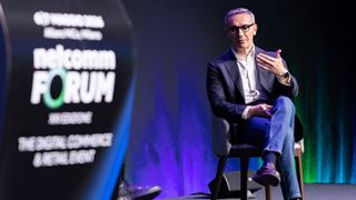 Luca Colombo, Country Director di Meta in Italia, sul palco di Netcomm Forum 2026