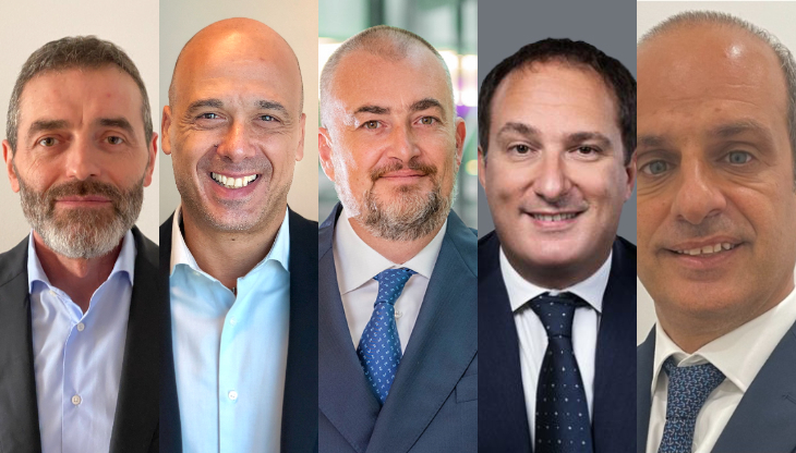 Roberto Del Corno, Fabio Tedesco, Enzo Quarenghi, Danilo Lissoni e Luis Maria Ferrucci