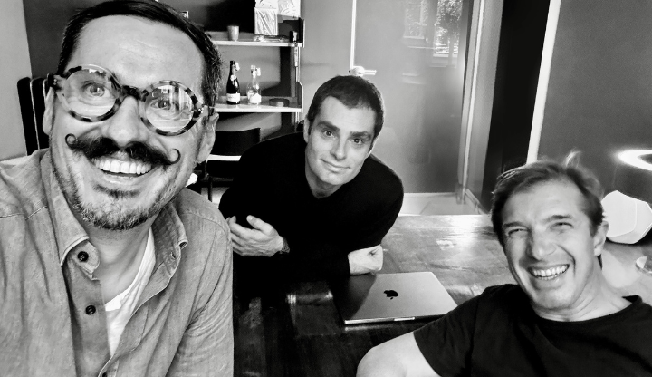 I founder di St.John's: da sinistra Gigi Pasquinelli, Domenico Grandi e Nicola Lampugnani