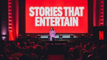 Tinny Andreatta presenta le novità italiane di Netflix all'evento Spotlight. Credits: Virginia Bettoja / Netflix