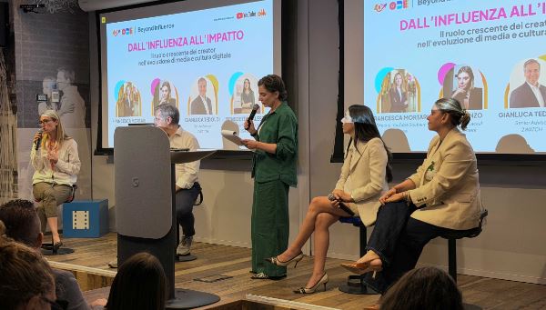 Il panel con la industry all'evento Beyond Influence