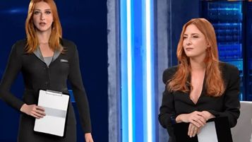 Barbara Carfagna e Ipazia (foto dal sito di Media Engeneering)