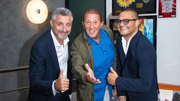 Da sinistra: Giuseppe Parisi, Lorenzo Suraci, Alessandro Felici