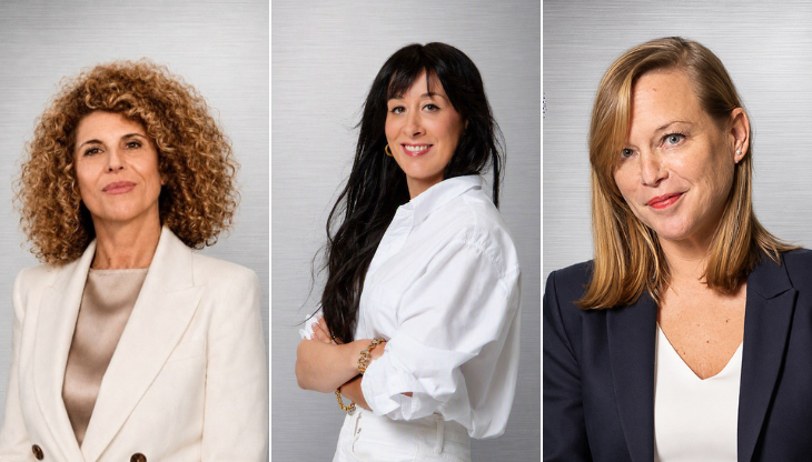 Da sinistra Simona Magnarelli, Andrea Laura Siro-Brigiano e Leslie Peltier